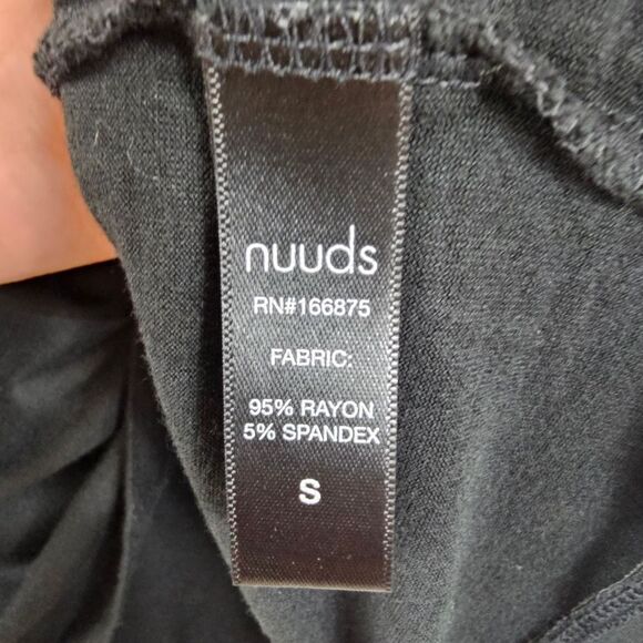 Nuuds Cropped Tee in Black - Size S - Picture 7 of 8